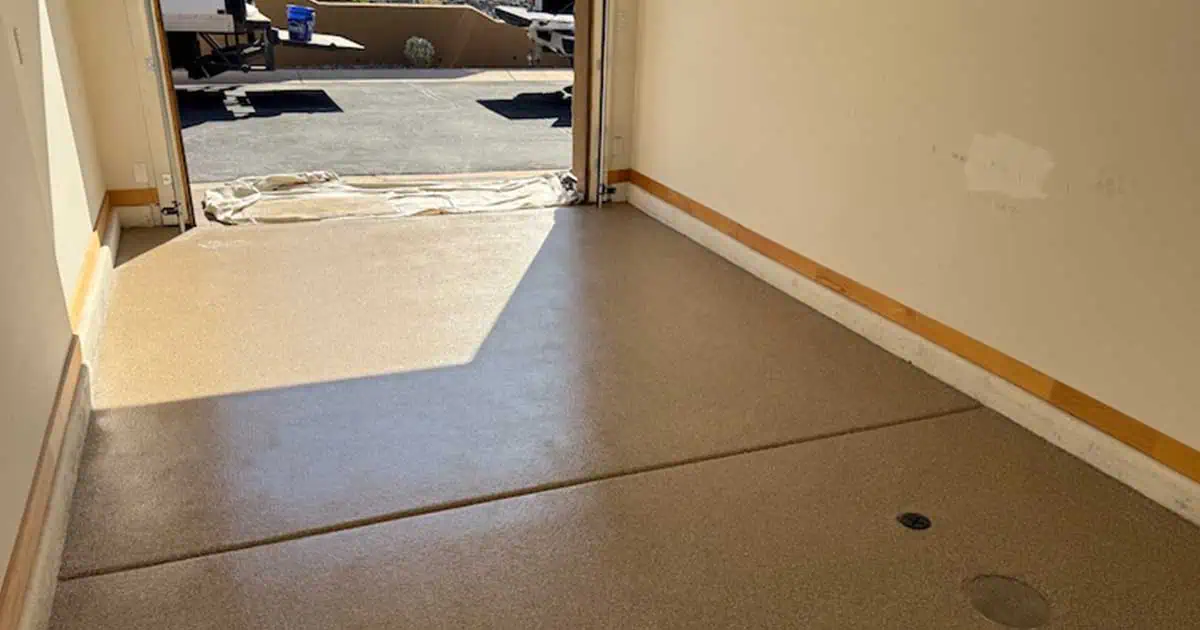Premium Multi-Flake Garage Coating System View