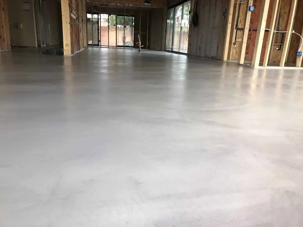 Completed Sleek Modern Microtopping Surface Overlay