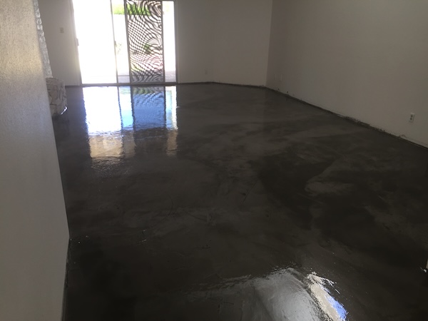Decorative Concrete Stain System - Finished Patio