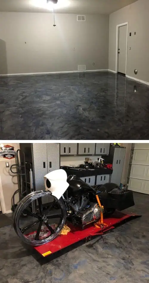 Glossy Monolithic Resin Finished Concrete Floor