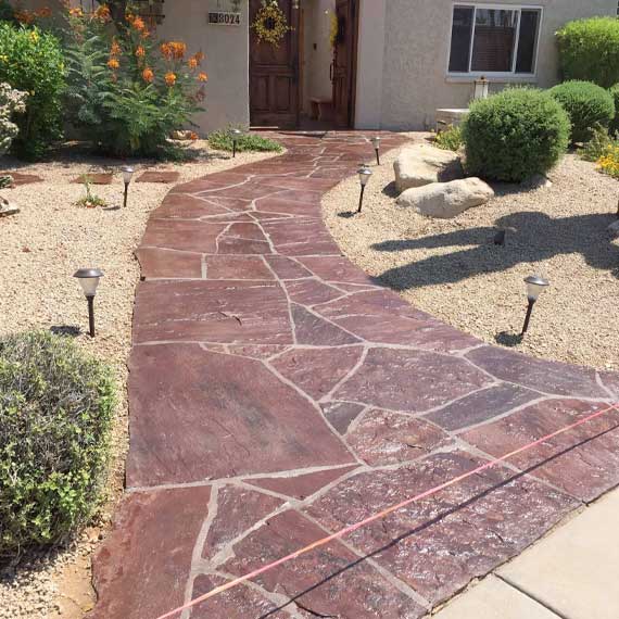 After: Refreshed Front Yard Paver Seal Finish