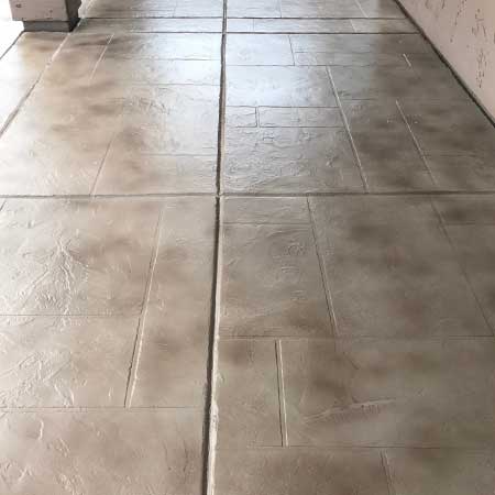Natural Desert Flagstone Patio Seal Finish