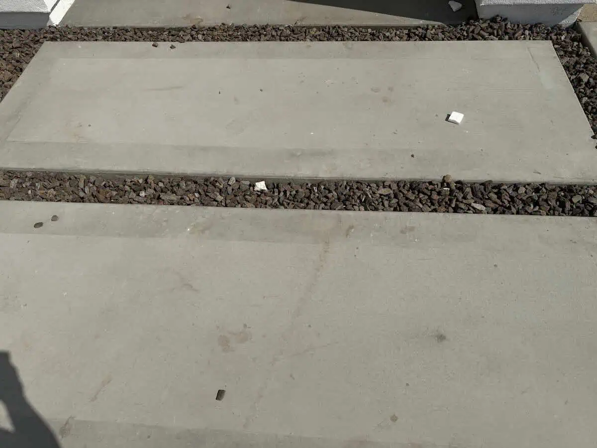 Damaged Sinking Concrete Walkway Areas