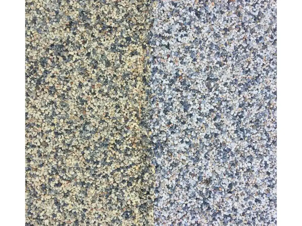 Gleaming Bound River Pebbles After Gloss Sealer Revive