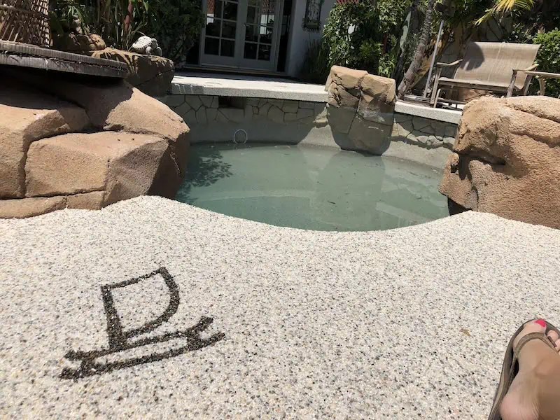 Deep Brown-Gold Finished Pebble Decking Systems